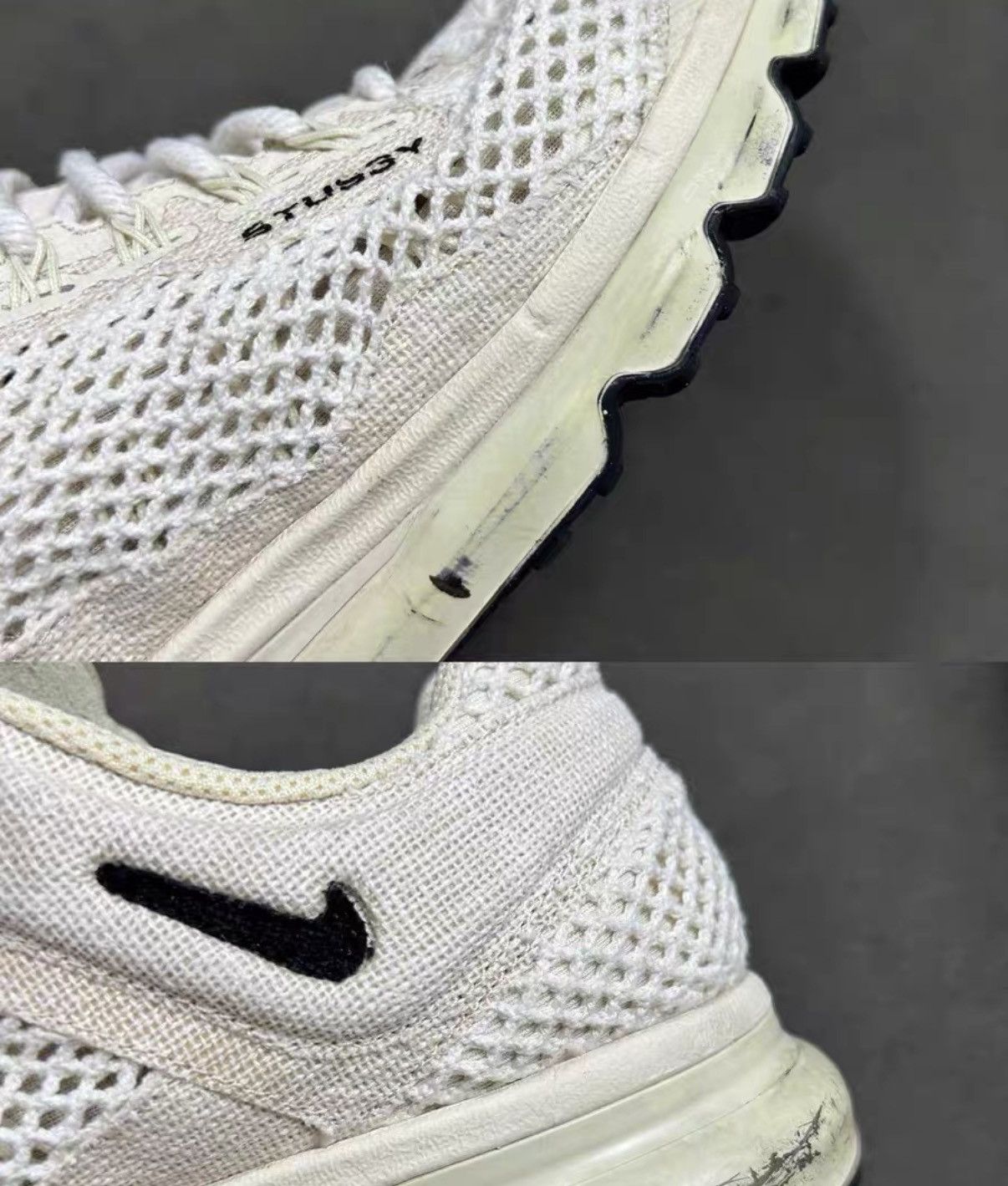 Stussy Stussy x Nike Air Max Low-Top Sneakers, Desert Tone J16 Size US 8.5 / EU 41-42 - 7 Thumbnail