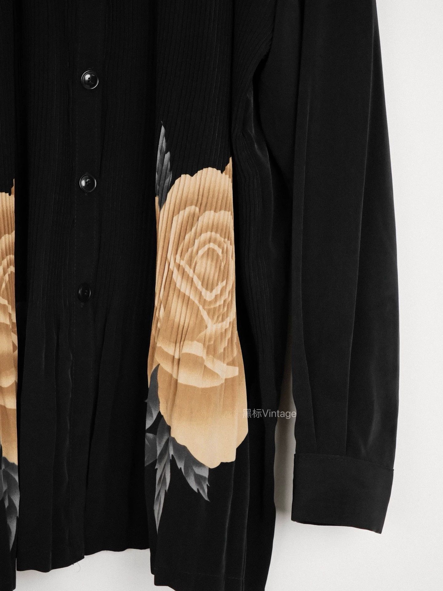 Yohji Yamamoto Yohji Yamamoto 15AW Archive Yellow Rose Yuzen Shirt Size L / US 10 / IT 46 - 3 Thumbnail