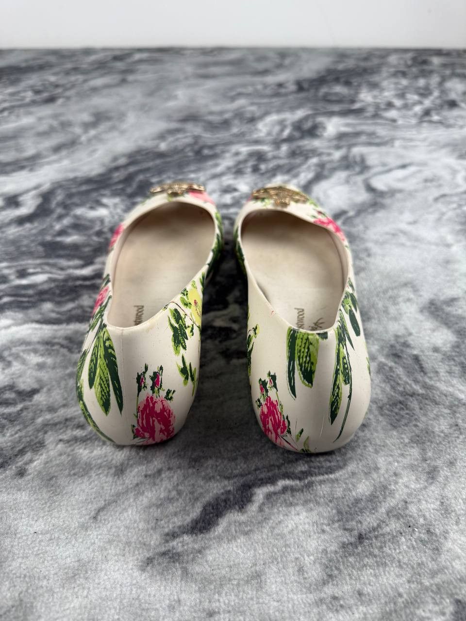 Vivienne Westwood Vivienne Westwood Anglomania x Melissa Floral Flats Size US 9 / IT 39 - 5 Thumbnail