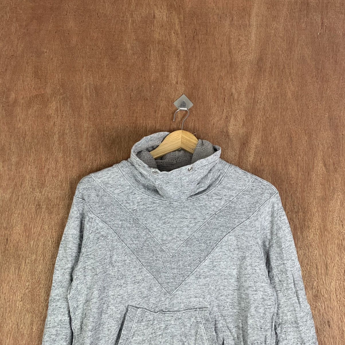 Uniqlo × Vintage Uniqlo Vintage Sweatshirt Hoodie plain Grey #K01532 Size US M / EU 48-50 / 2 - 2 Thumbnail