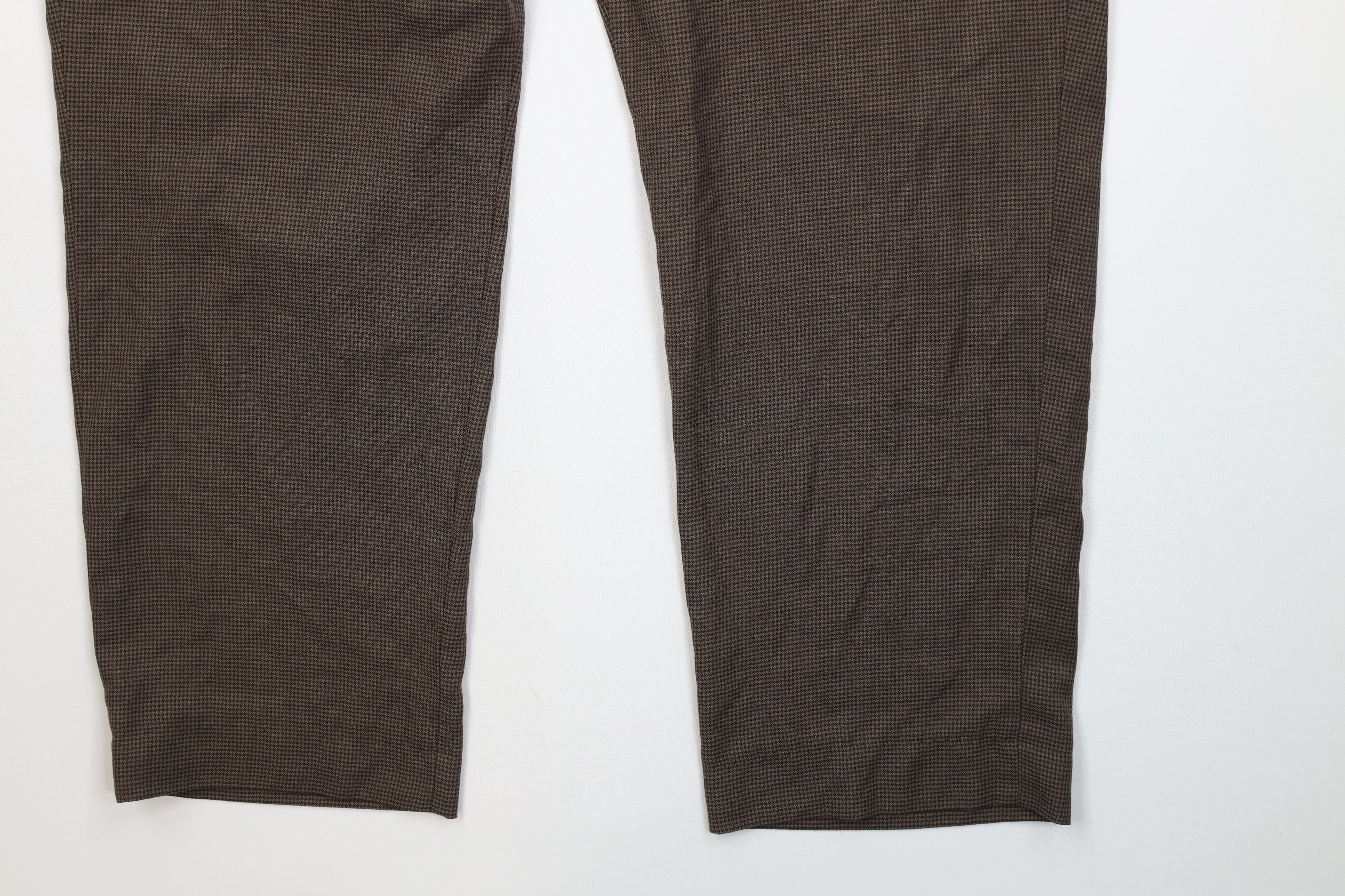 Ralph Lauren Vintage Ralph Lauren Gabardine Houndstooth Wide Leg Pants Size US 40 / EU 56 - 5 Thumbnail