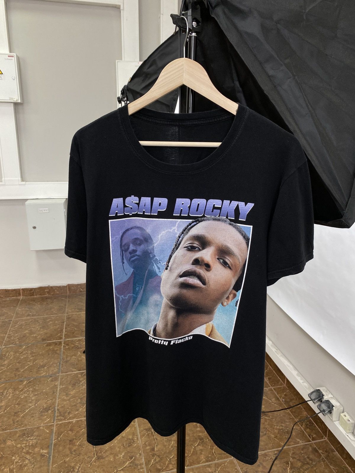 A$AP Rocky 🇺🇸 Y2K ASAP Rocky Pretty Flacko Rap T-Shirt Rare Retro Hype Size US M / EU 48-50 / 2 - 1 Thumbnail