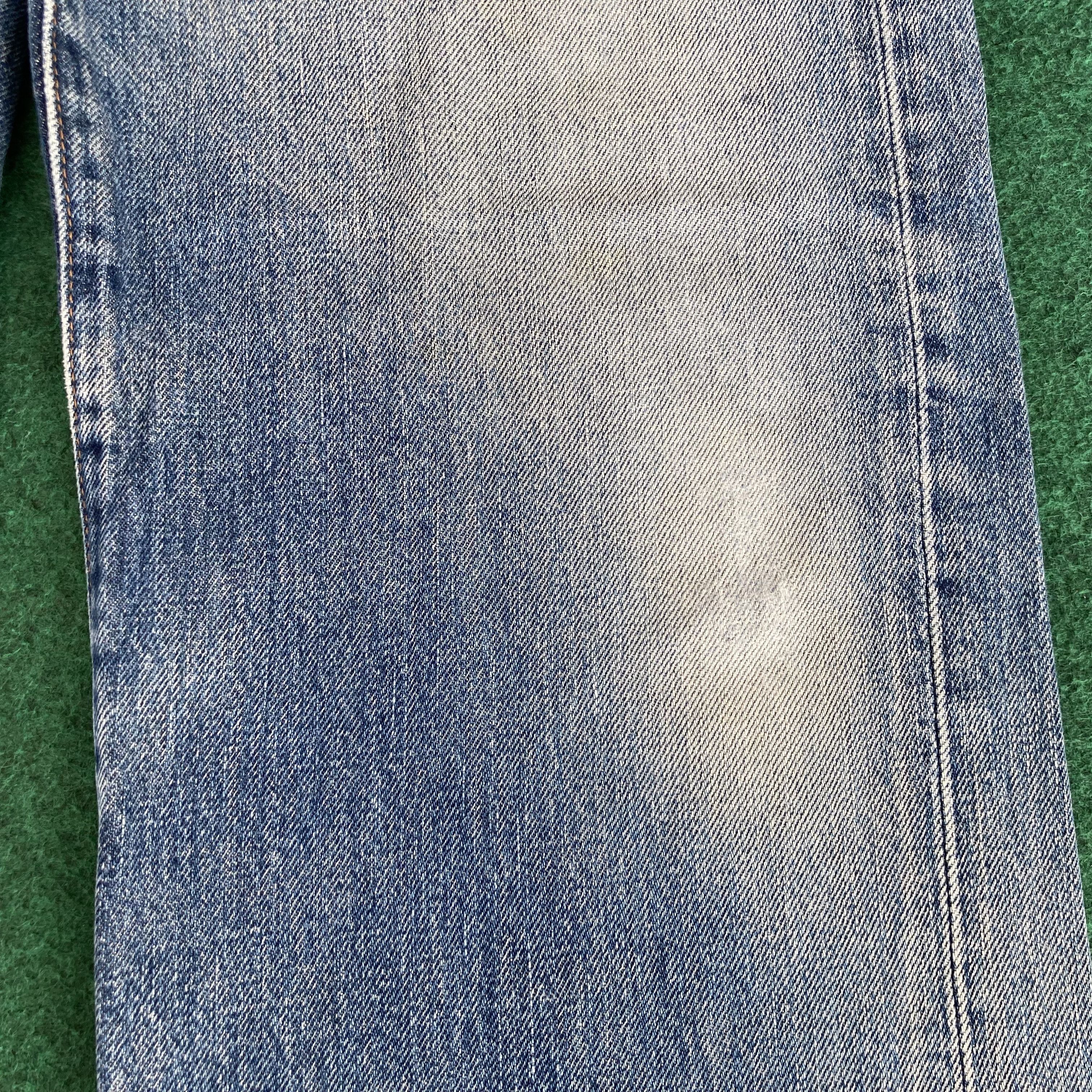 Levi's 28x33.5 Vtg Levis 504z Japan Big E Redline Selvedge Jeans Size US 28 / EU 44 - 10 Thumbnail