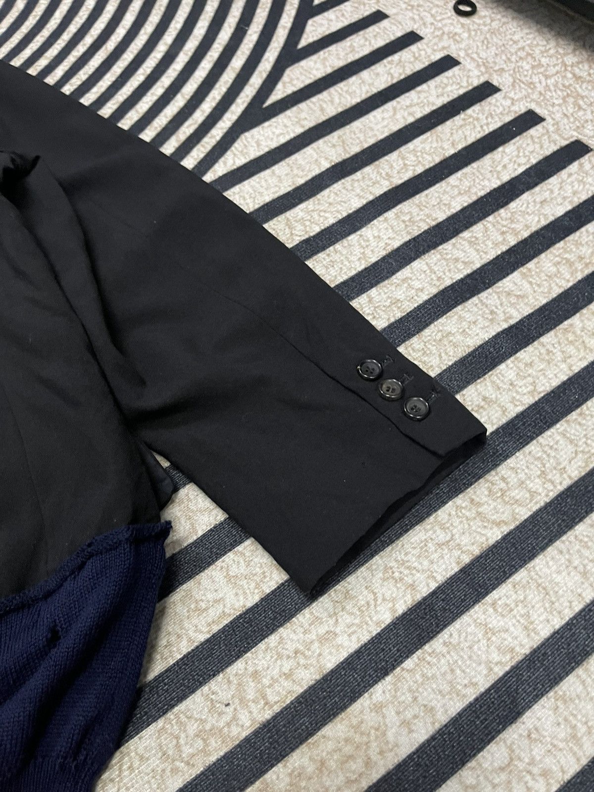 Comme des Garcons AW 1993 COMME DES GARCONS “SYNERGY”WOOL HEM RIB DISTRESSED Size S / US 4 / IT 40 - 16 Thumbnail