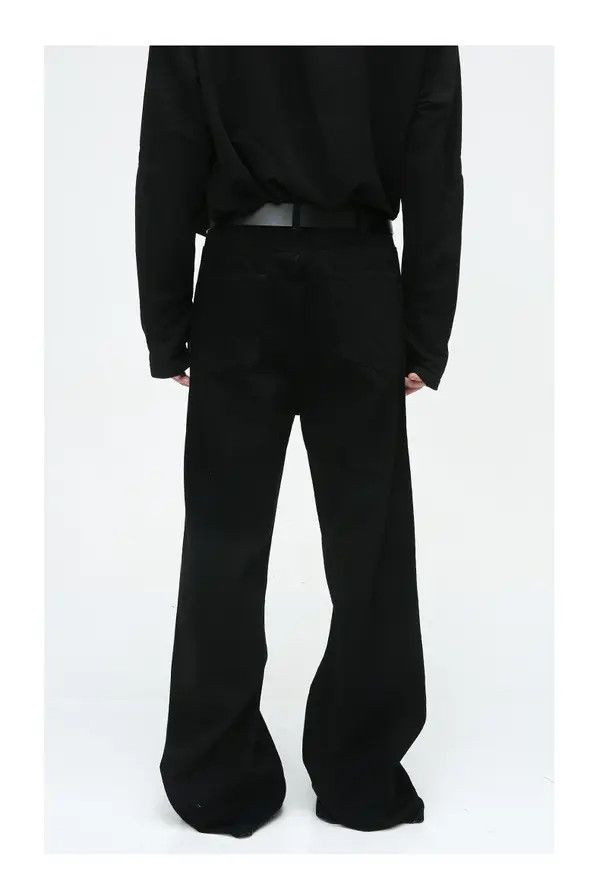 Japanese Brand American high street simple style black loose casual jeans Size US 32 / EU 48 - 5 Thumbnail
