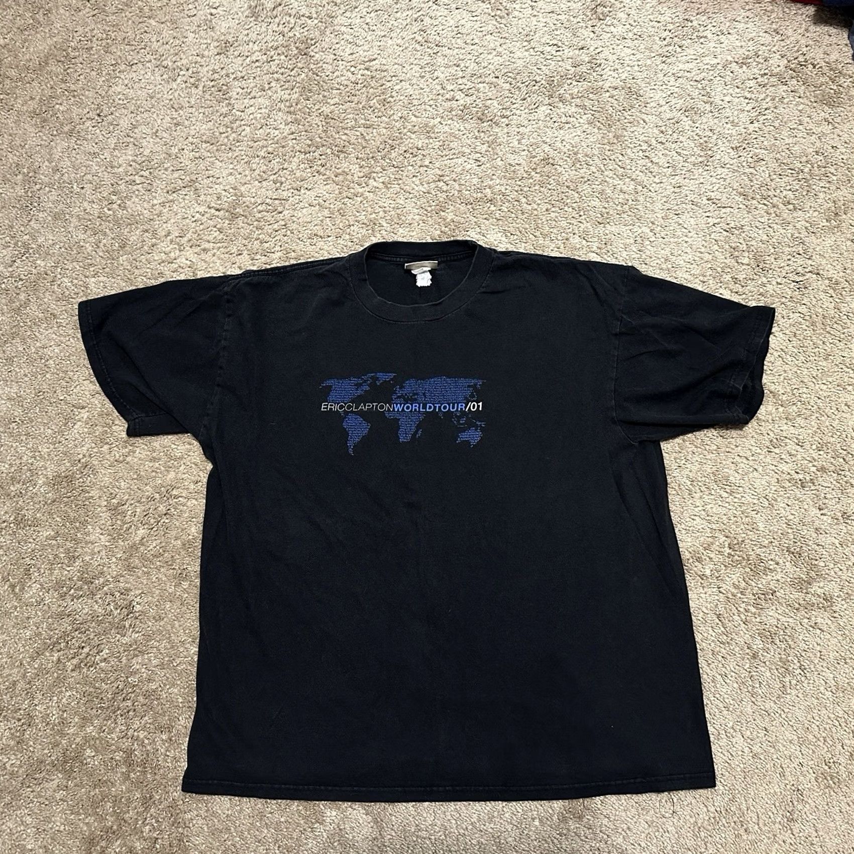Vintage VINTAGE Eric Clapton Tour 2001 Shirt Mens 2XL Blues Rock Music Short Sleeve Y2K Size US XXL / EU 58 / 5 - 2 Thumbnail