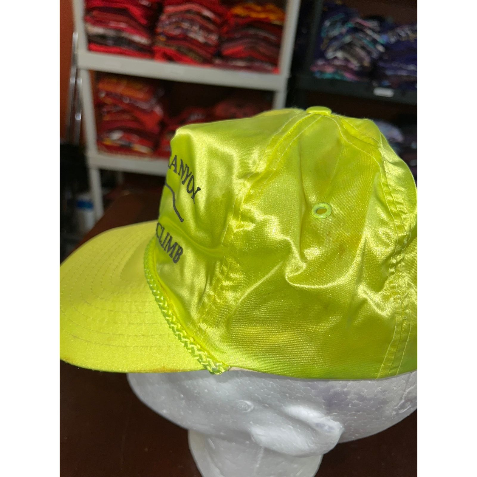 Vintage Vintage Temple Canyon Hat Auto Hill Climb Roper Broken Brim Size ONE SIZE - 5 Thumbnail