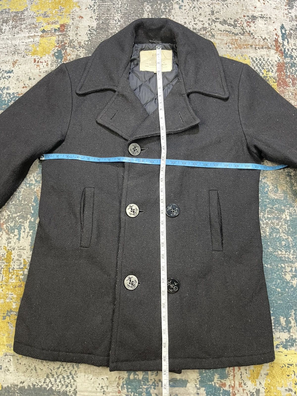 Vintage Vintage USN Navy Issue Peacoat Size US S / EU 44-46 / 1 - 12 Thumbnail