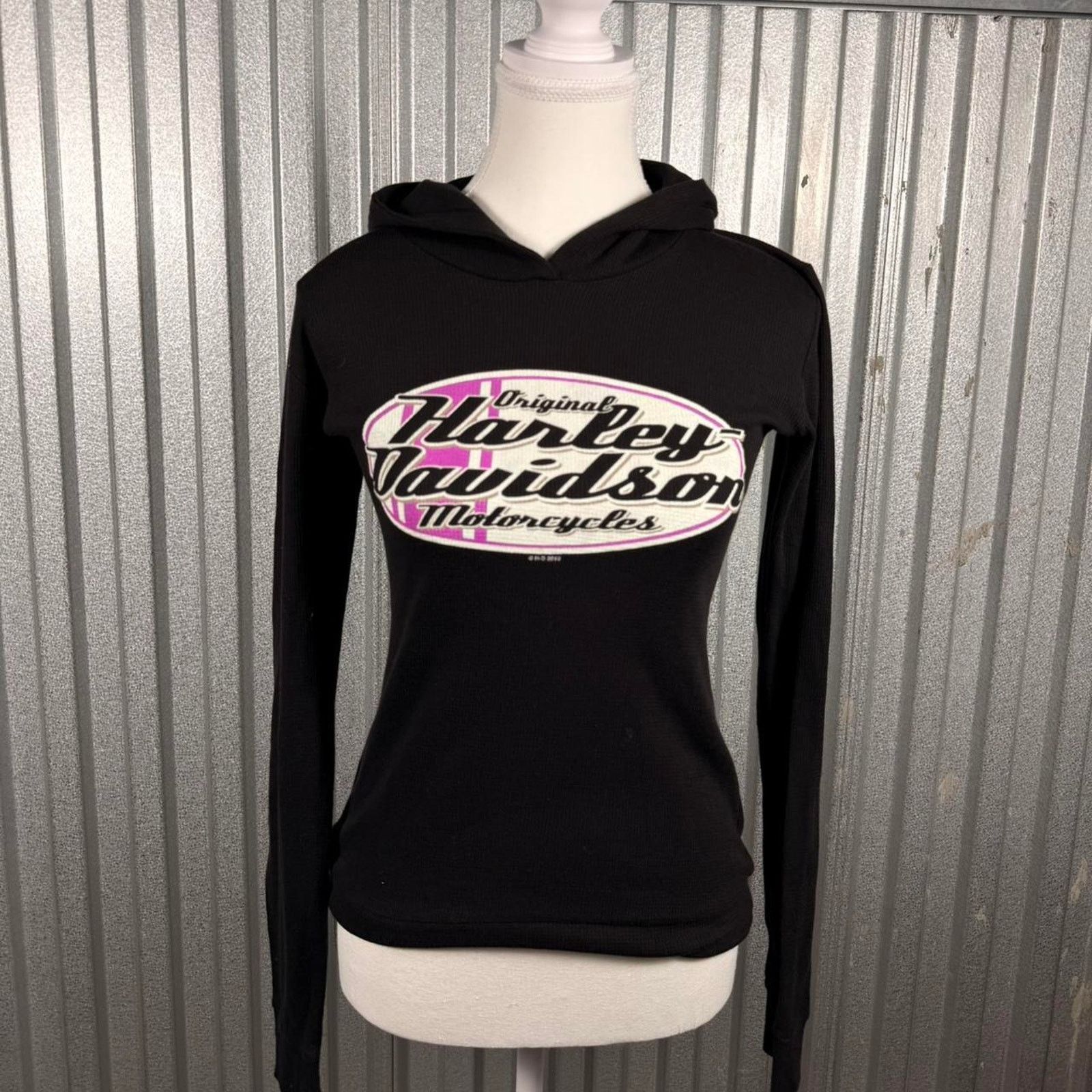 Harley Davidson Black harley davidson long sleeve Size S / US 4 / IT 40 - 1 Thumbnail