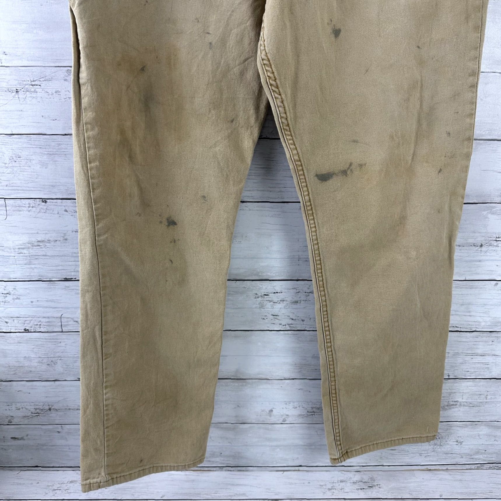 Carhartt Carhartt Pants Baggy Relaxed Fit 5-Pocket Canvas Workwear Mens 34x32 Brown Industrial Carpenter Short Description: Stains - Pre-Owned Size US 34 / EU 50 - 7 Thumbnail