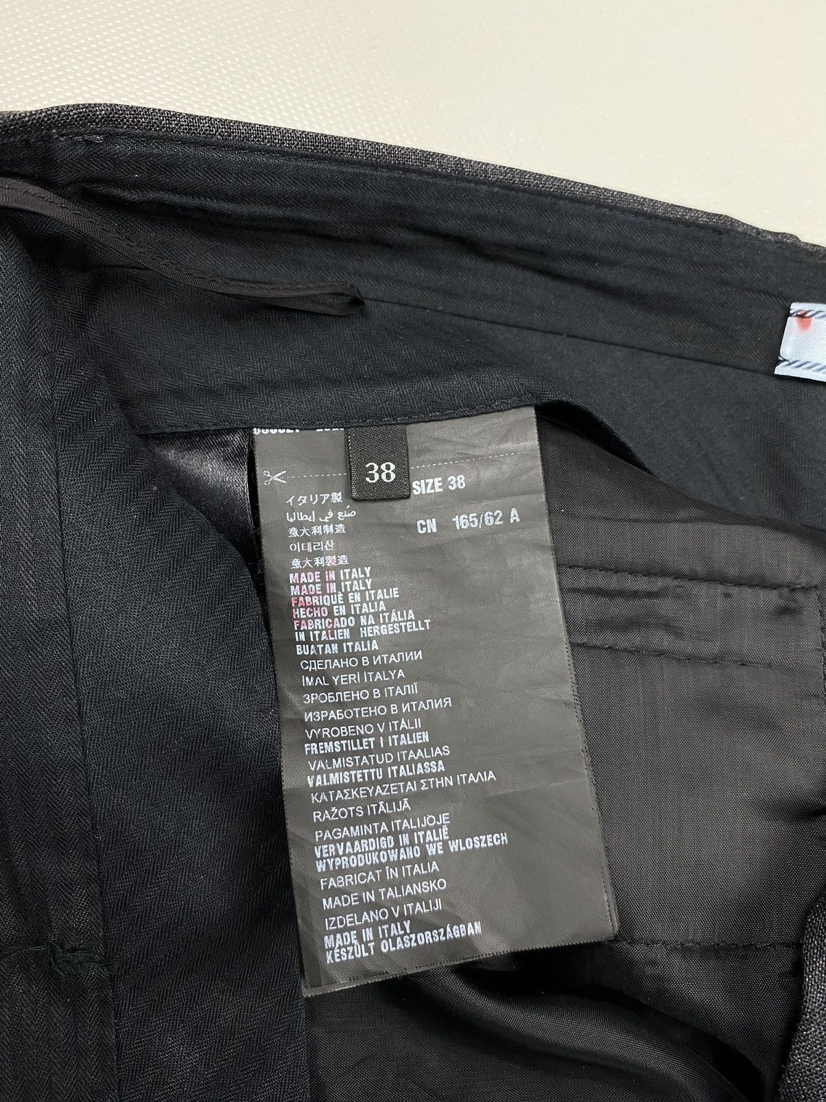 Prada Prada Women’s Black Tab Wool Trousers Pants Size 26" / US 2 / IT 38 - 6 Thumbnail