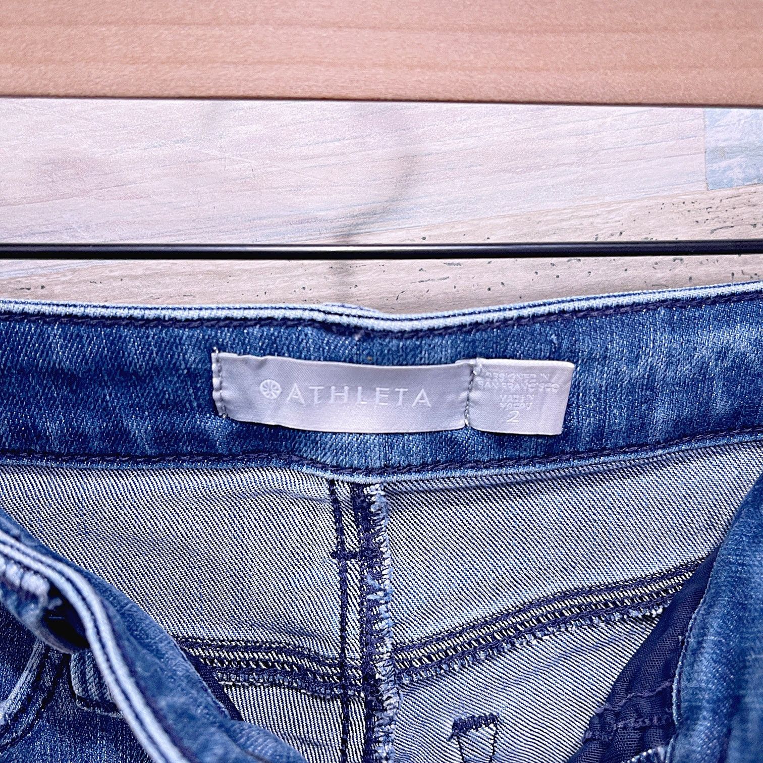 Athleta ATHLETA Sculptek Ultra Skinny Jeans True Blue Womens 2 Size 26" / US 2 / IT 38 - 7 Thumbnail
