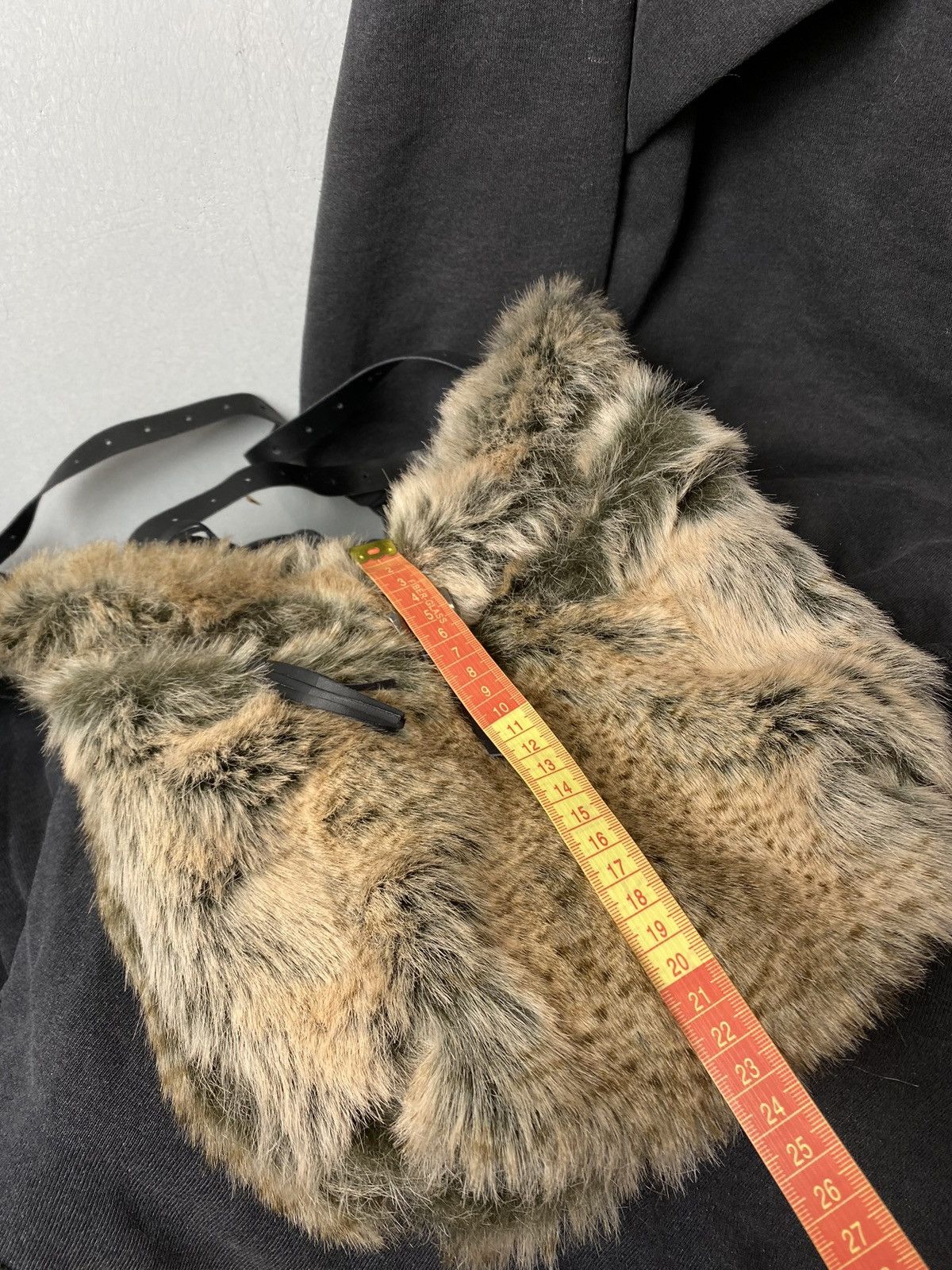 Japanese Brand Vintage Fuzzy Mohair Y2K Bag Japan Style Ushanka Size ONE SIZE - 8 Thumbnail
