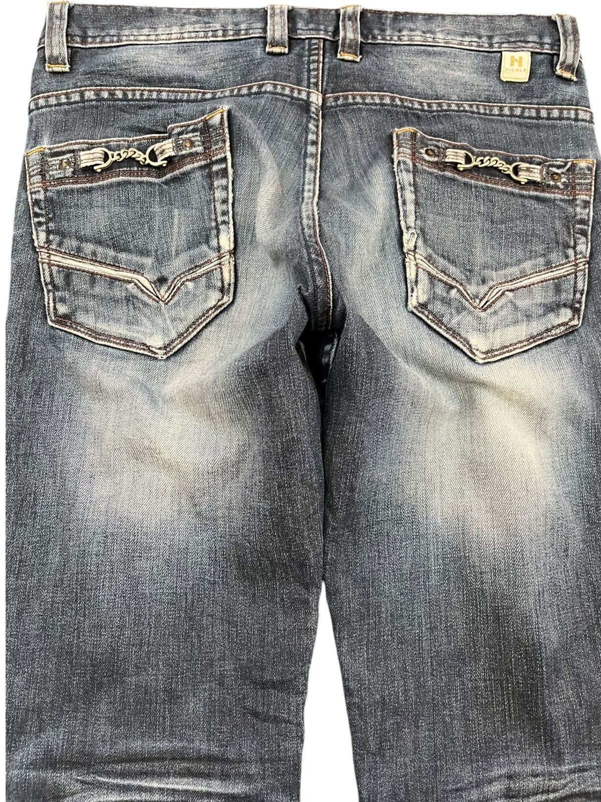 Nicole Club × Seditionaries Vintage Nicole Club Hideaways Bondage Punk Distressed Denim Size US 31 - 7 Thumbnail