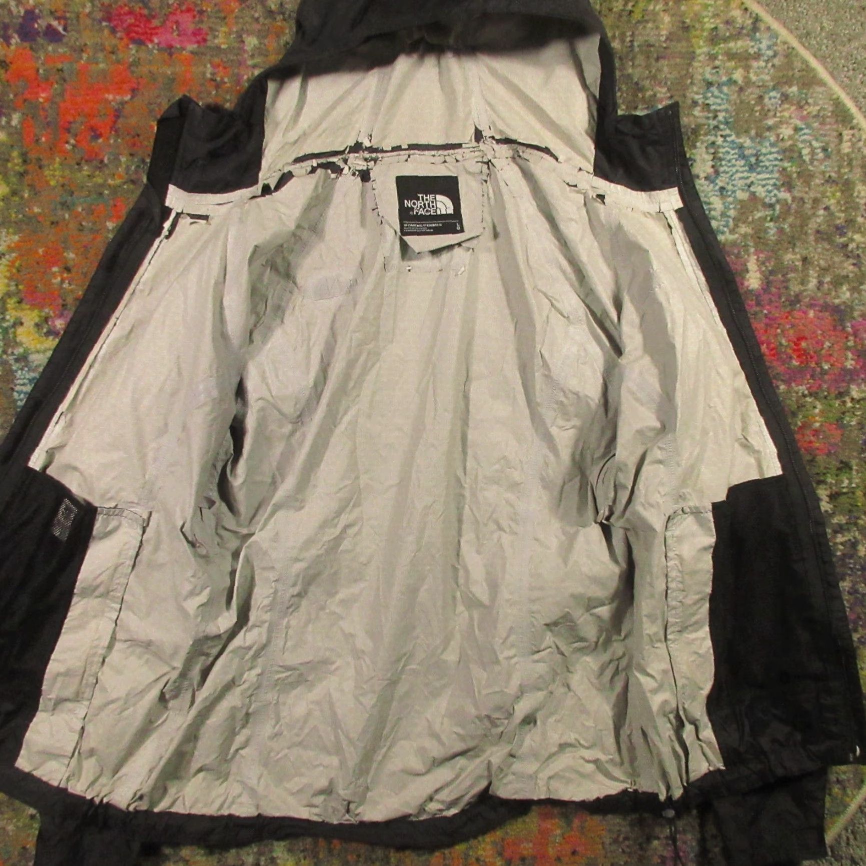 The North Face The North Face DryVent Jacket Women L Black Hooded Waterproof Full Zip Lightweight Pockets Rain Coat Mid-Length Size L / US 10 / IT 46 - 5 Thumbnail
