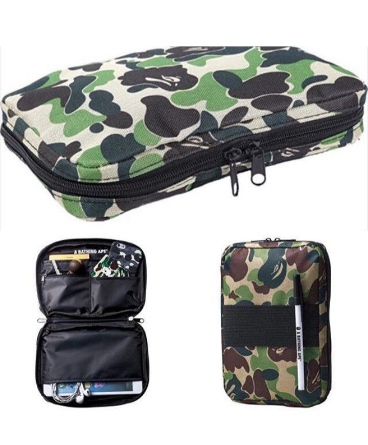 Bape The Bathing Ape BAPE 🦍 e-Mook Camo Pouch Bag Size ONE SIZE - 1 Thumbnail