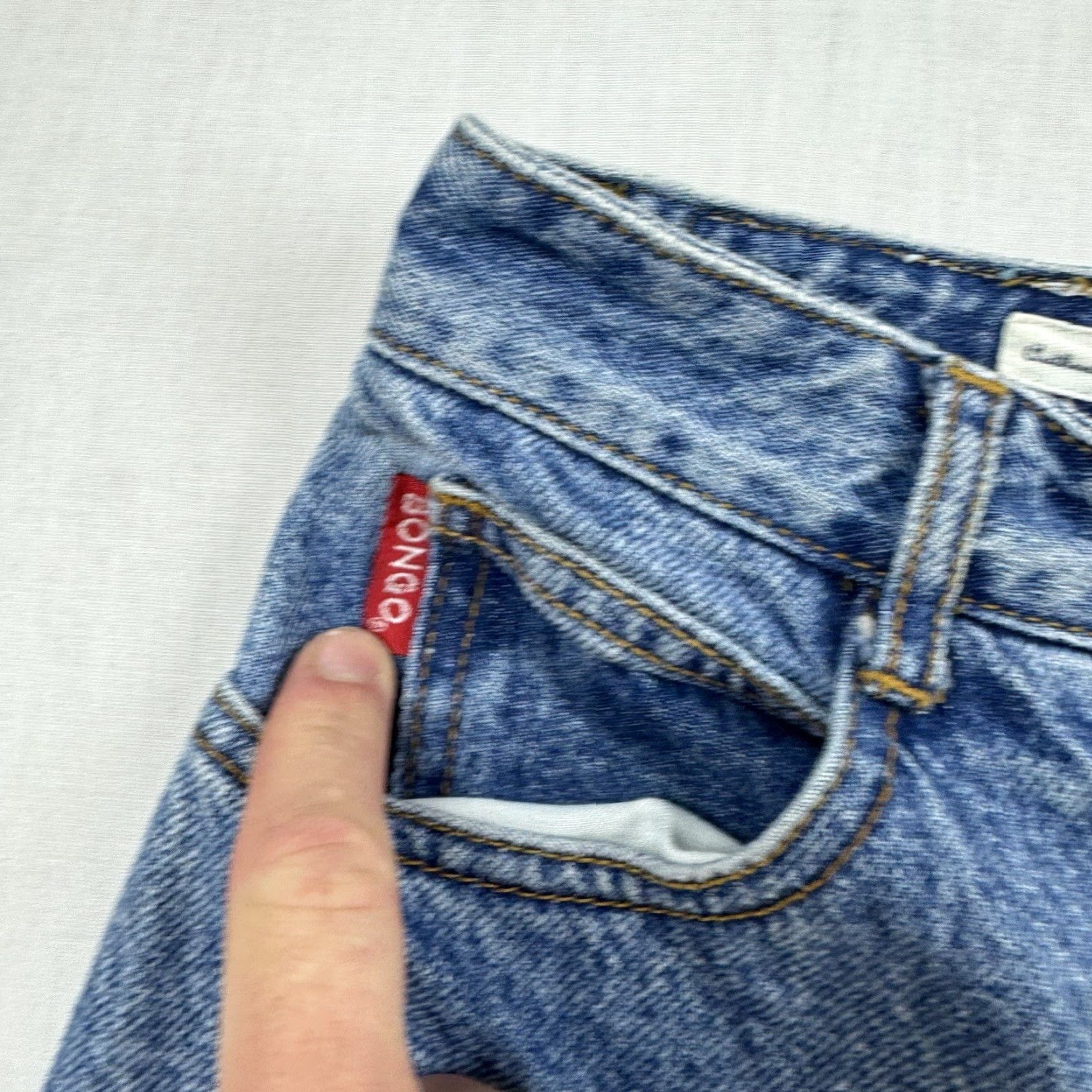 Vintage VINTAGE Bongo Women's Jeans High Waist Mom Fit 9 Blue Y2K 90s Classic Retro Size 30" / US 8 / IT 44 - 4 Thumbnail