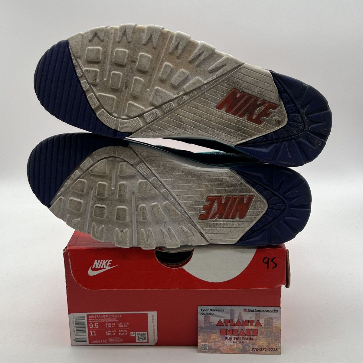 Nike Air trainer high Miami Dolphins Size US 9.5 / EU 42-43 - 8 Thumbnail