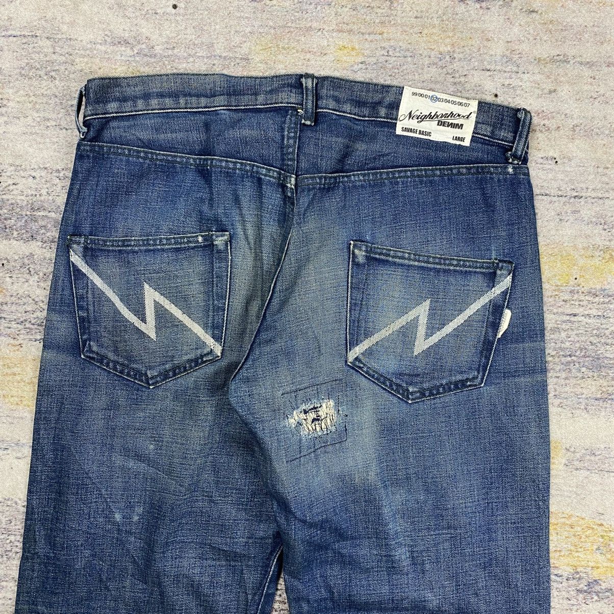 Neighborhood 2002 Neighborhood savage basic selvedge denim pants Size US 35 - 5 Thumbnail