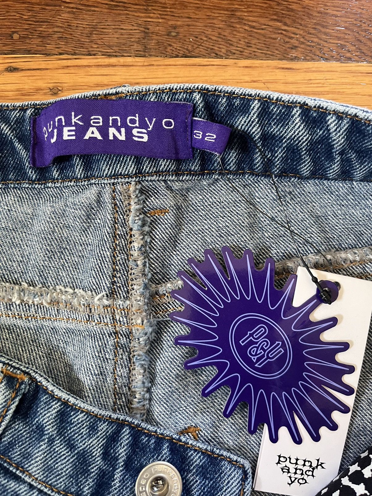 Punk and Yo Indigo Punk and yo jorts Size US 32 / EU 48 - 3 Thumbnail
