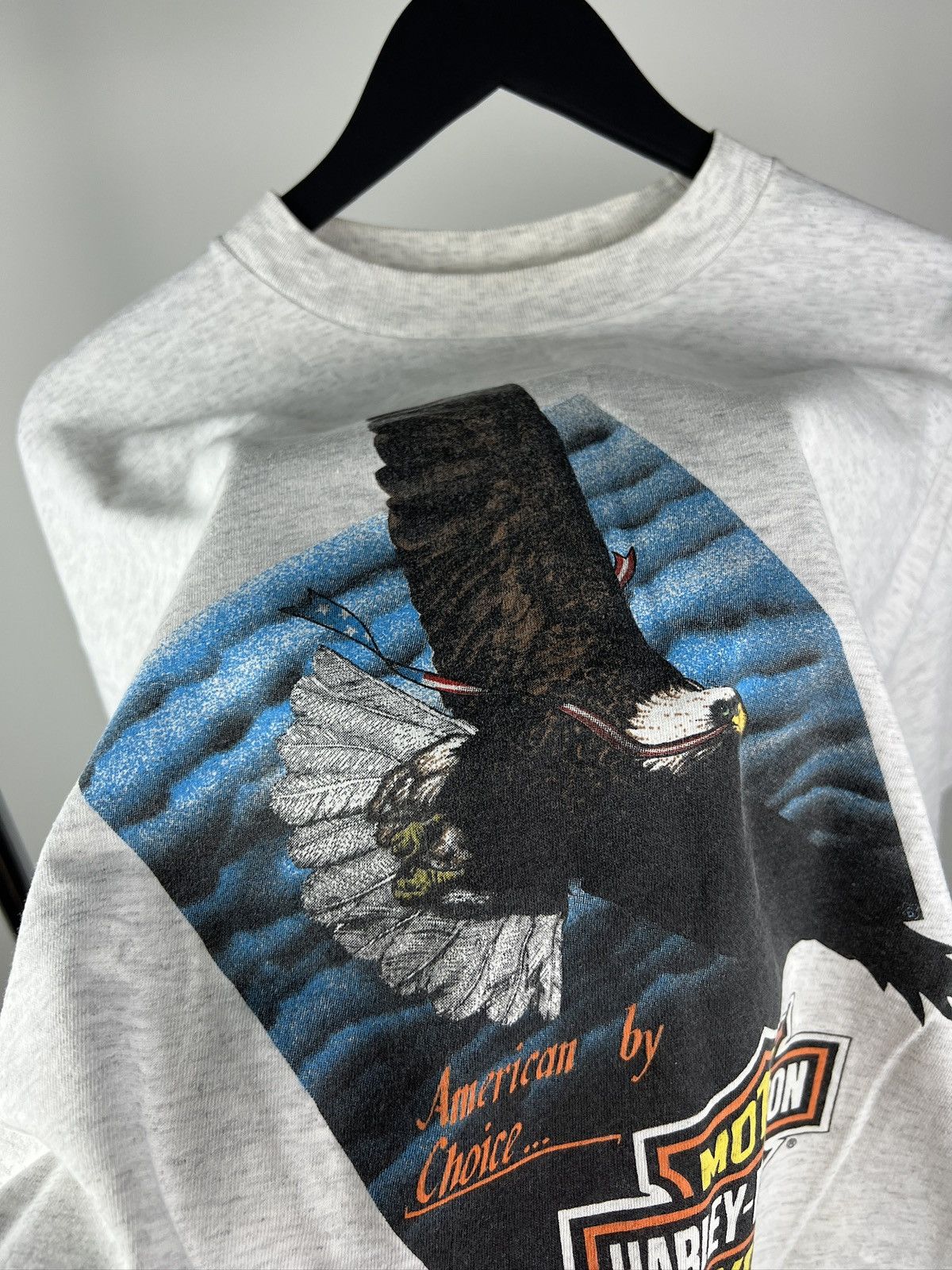 Harley Davidson Harley Davidson Single Stitch Boxy XL Rare Tshirt 3D Thunder Size US XL / EU 56 / 4 - 5 Thumbnail