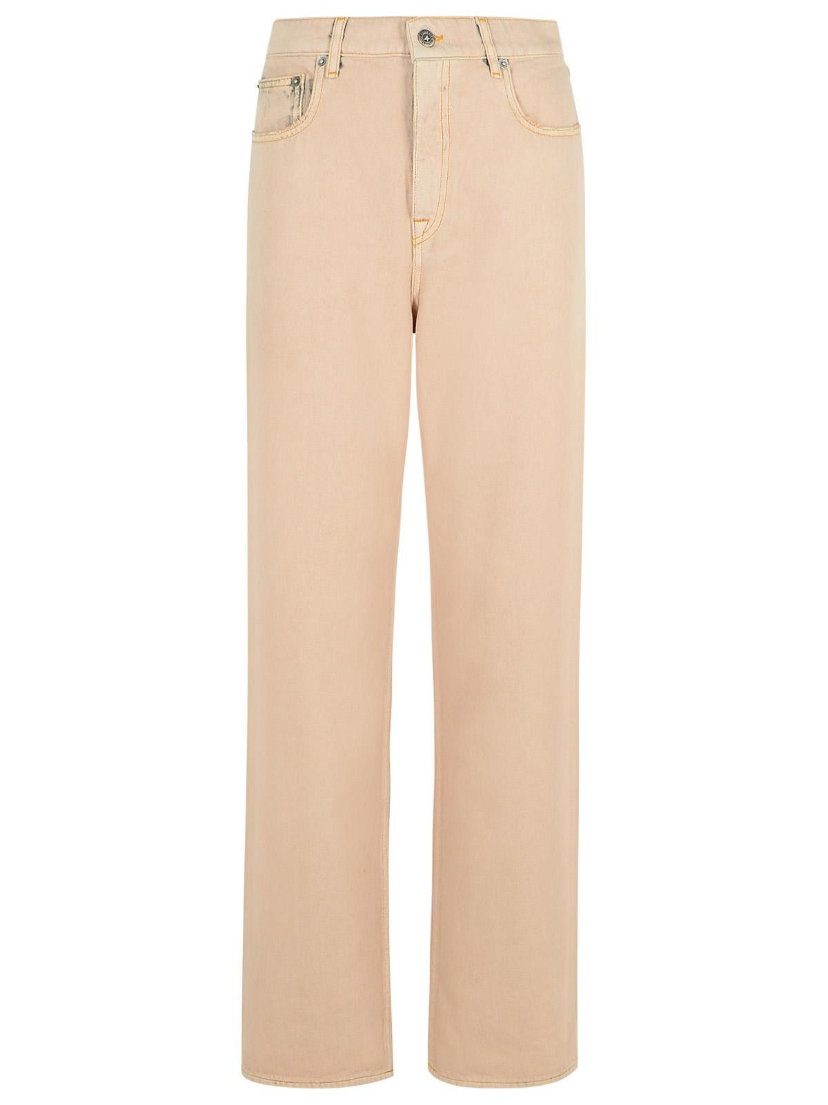 GOLDEN GOOSE 'Kim' Pink Cotton Jeans