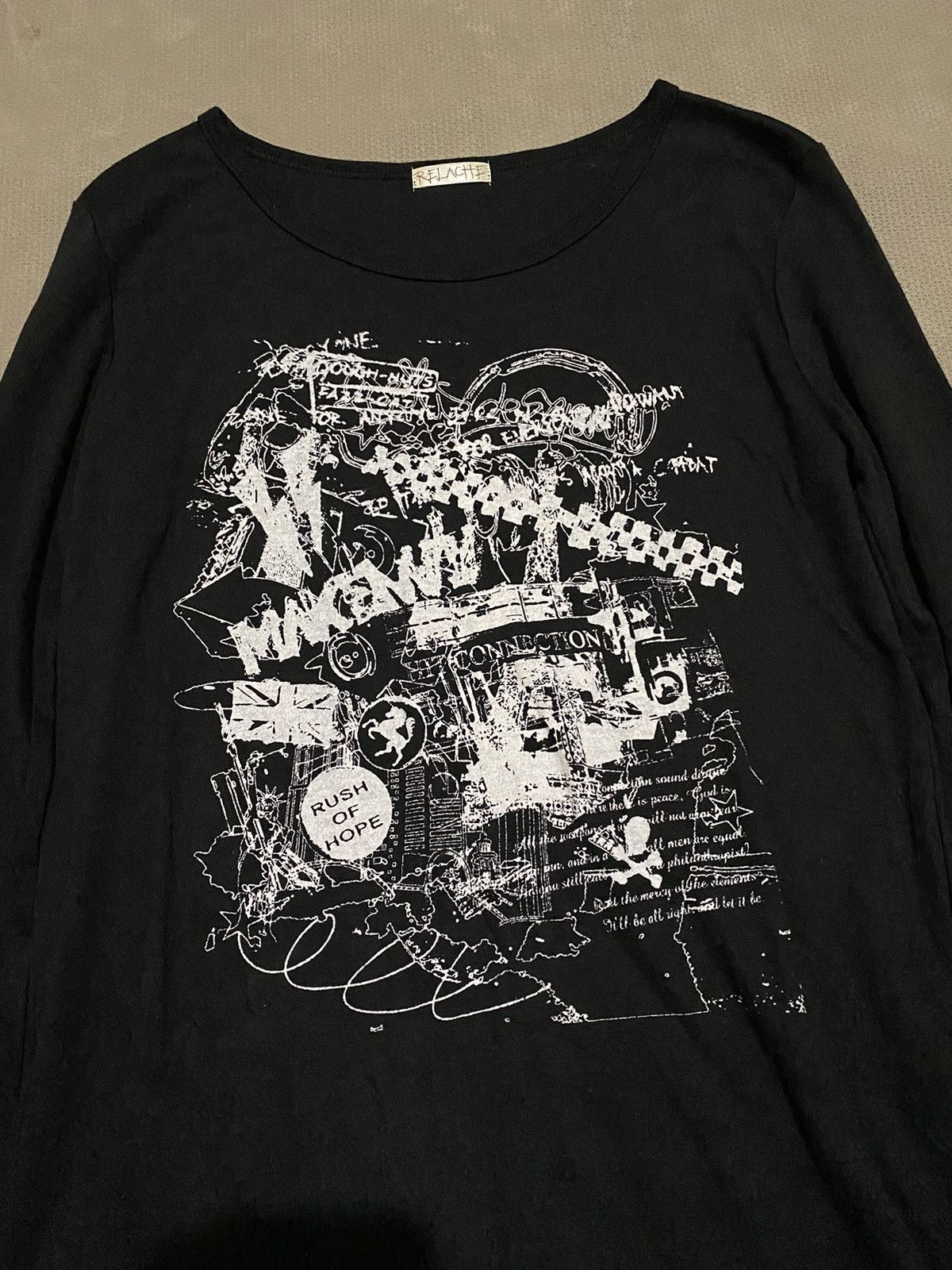 Hysteric Glamour × If Six Was Nine × Japanese Brand Y2k Relache ifsixwasnine punk style longsleeve Size US S / EU 44-46 / 1 - 2 Thumbnail
