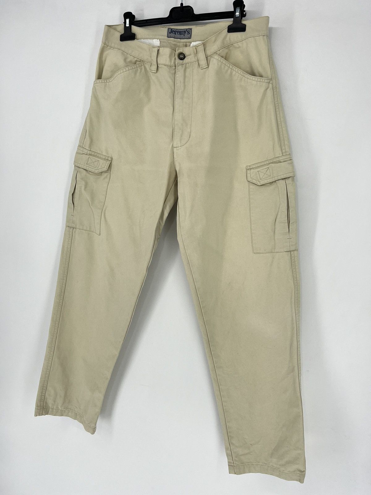 Vintage Vintage Jeremy's Japan Y2K Khaki Tactical Cargo Pants Size US 32 / EU 48 - 3 Thumbnail