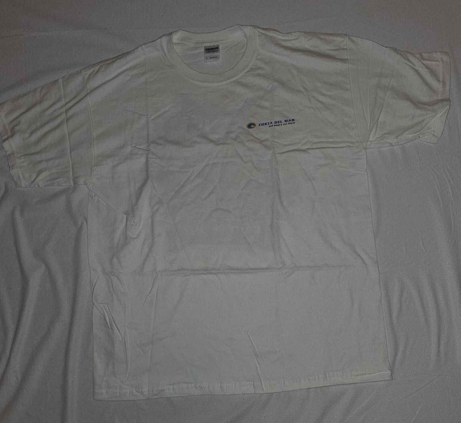 Gildan Gildan Costa Del Mar White T-Shirt Size ONE SIZE - 3 Thumbnail