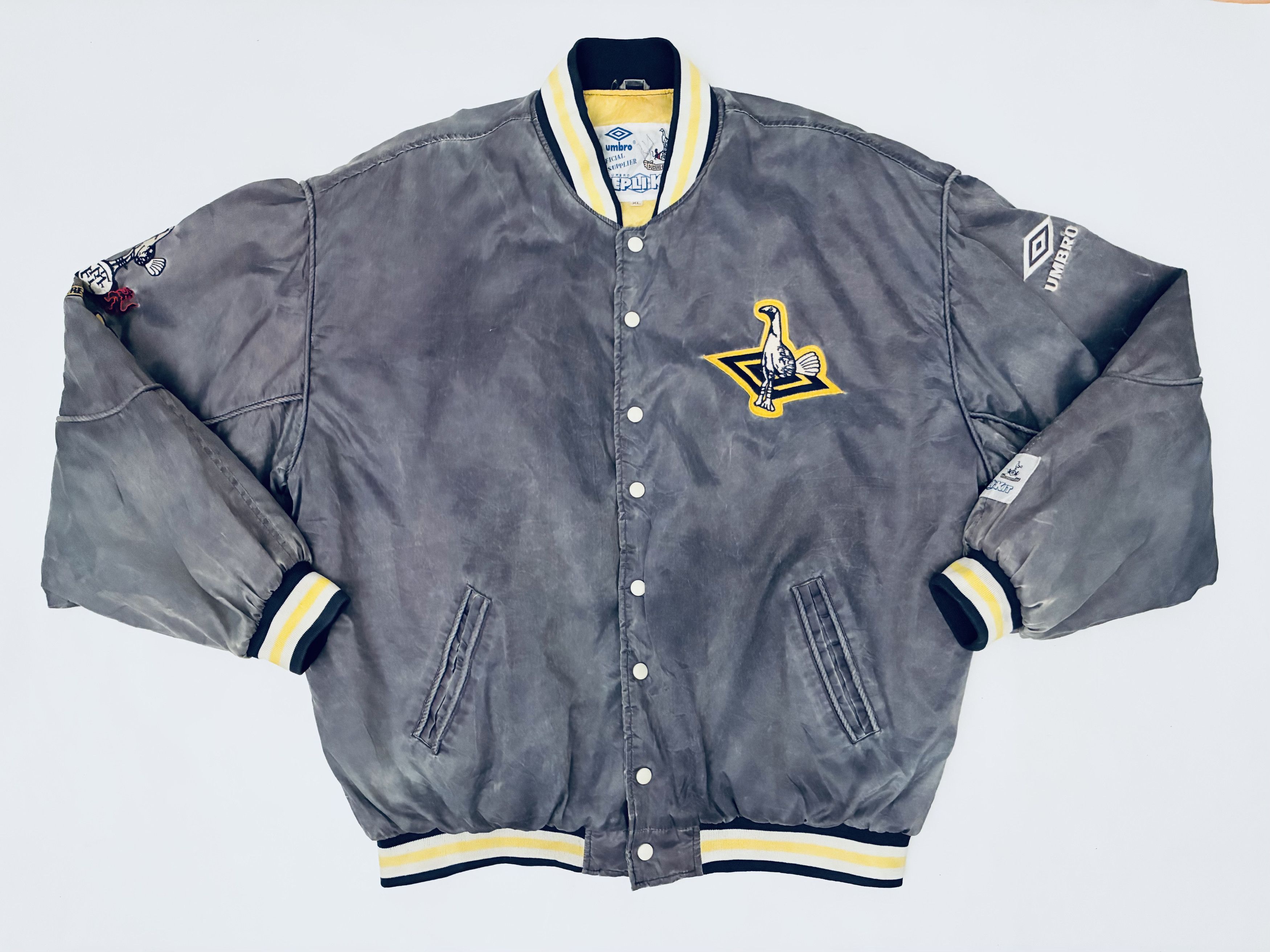 Umbro Tottenham Hotspur Bomber Jacket 1990 - 1992 Spurs Size US XL / EU 56 / 4 - 3 Thumbnail