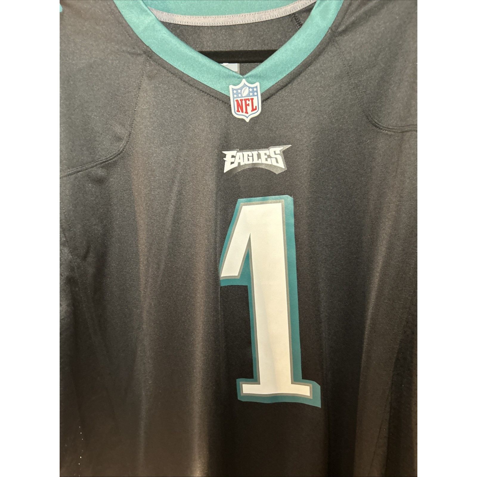 Nike Nike Jalen Hurts Eagles Jersey 3XL Black Vapor Size US XXL / EU 58 / 5 - 3 Thumbnail