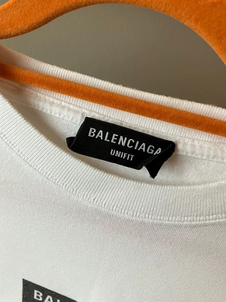 Other Balenciaga White OS short sleeve T-shirt scissors logo pri Size US S / EU 44-46 / 1 - 4 Thumbnail