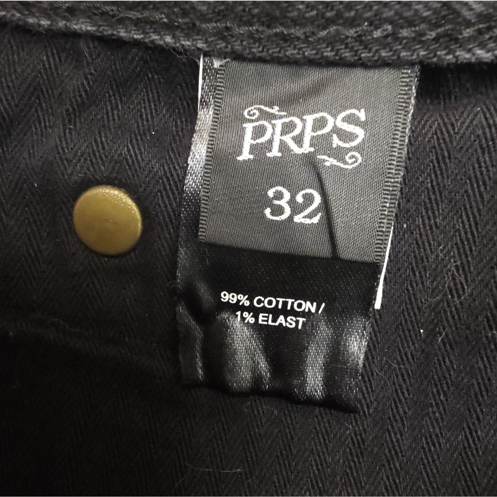 Prps Prps Men's Jeans Denim Black White Painted Splatter 32 Size US 32 / EU 48 - 8 Thumbnail