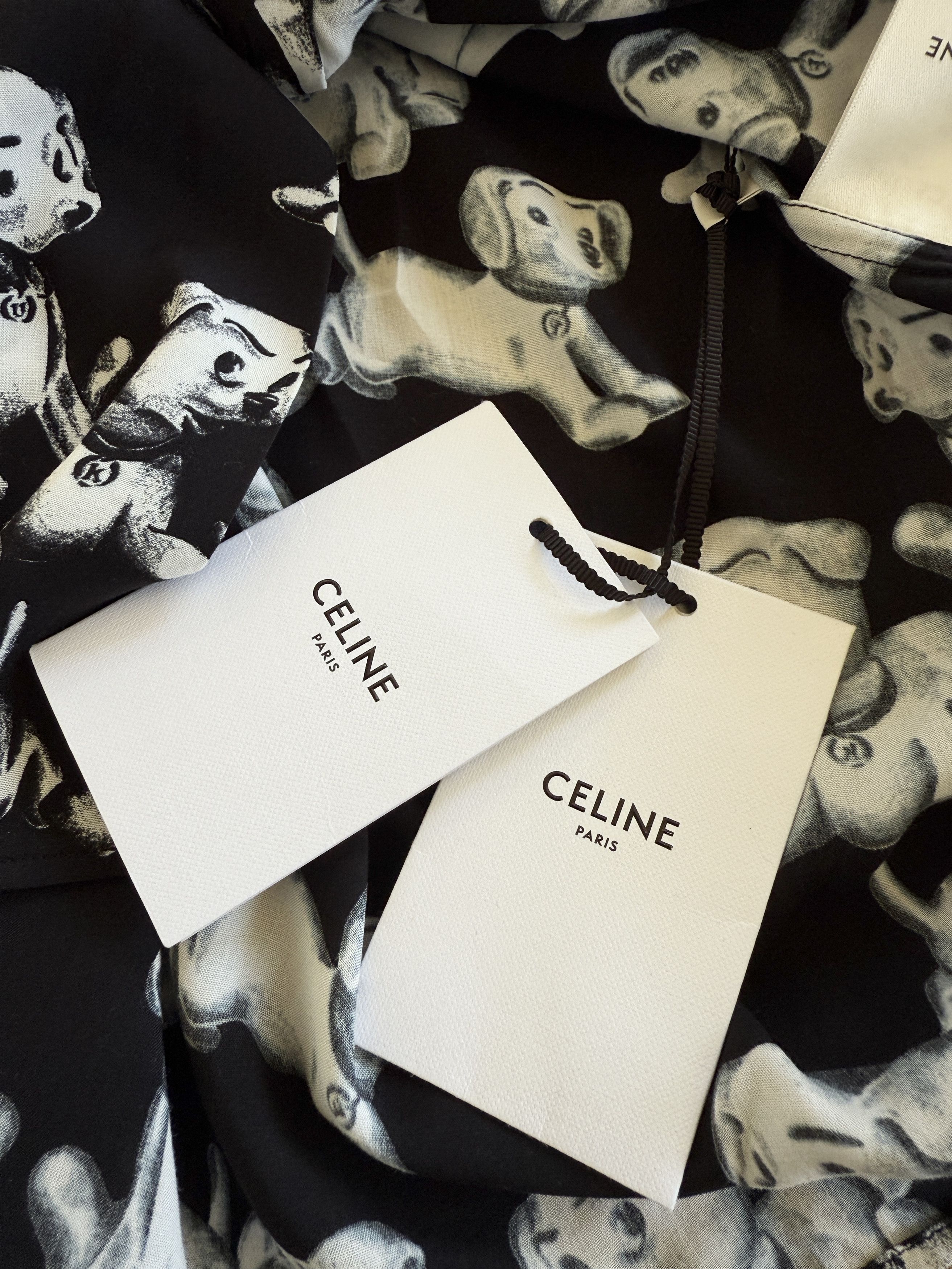 Celine Celine Dalmations Button Up NWT Size US XL / EU 56 / 4 - 10 Thumbnail
