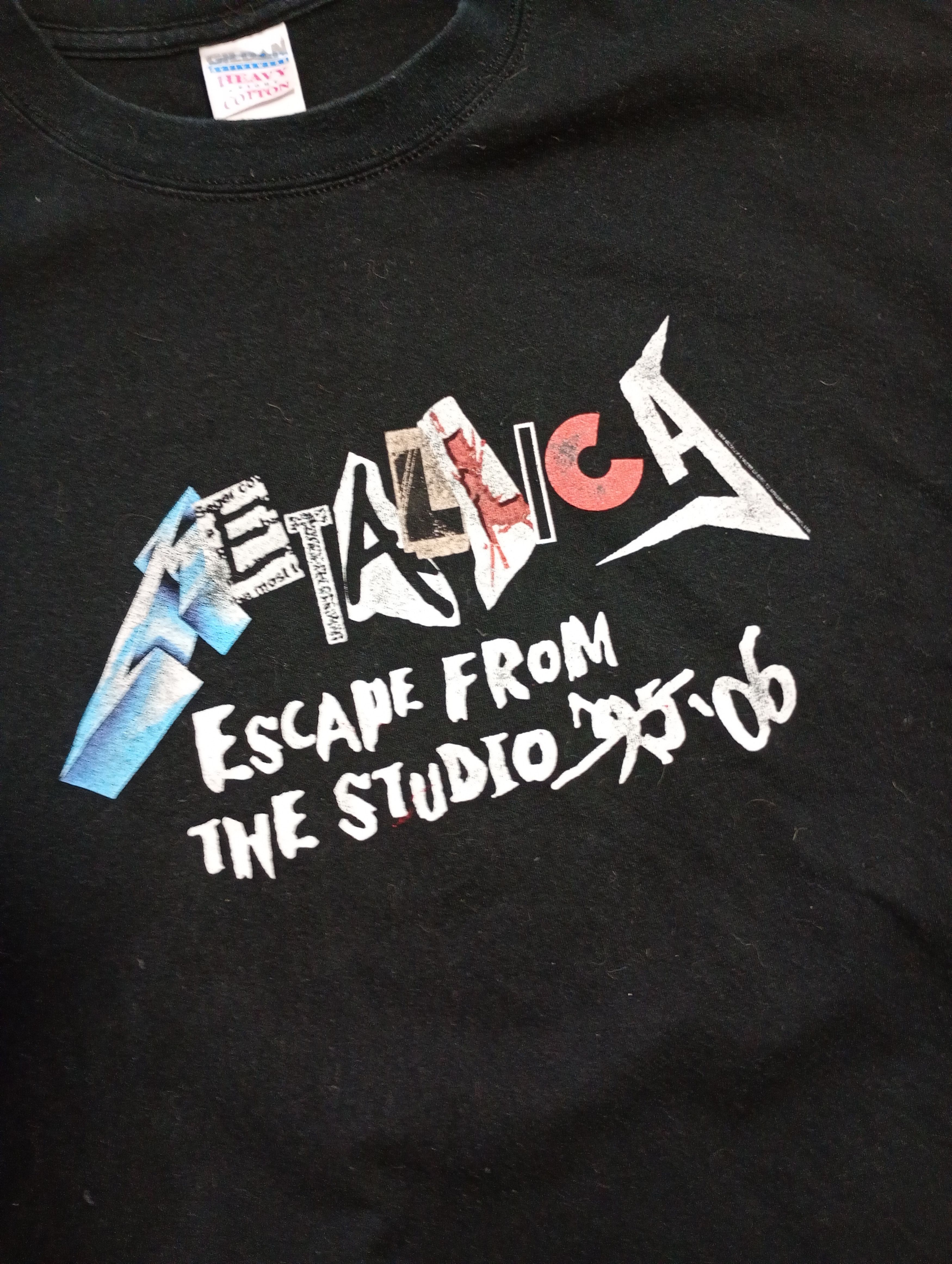 Band Tees Metallica Escape From The Studio'06 Gildan T-shirt 2006 Size US L / EU 52-54 / 3 - 7 Thumbnail