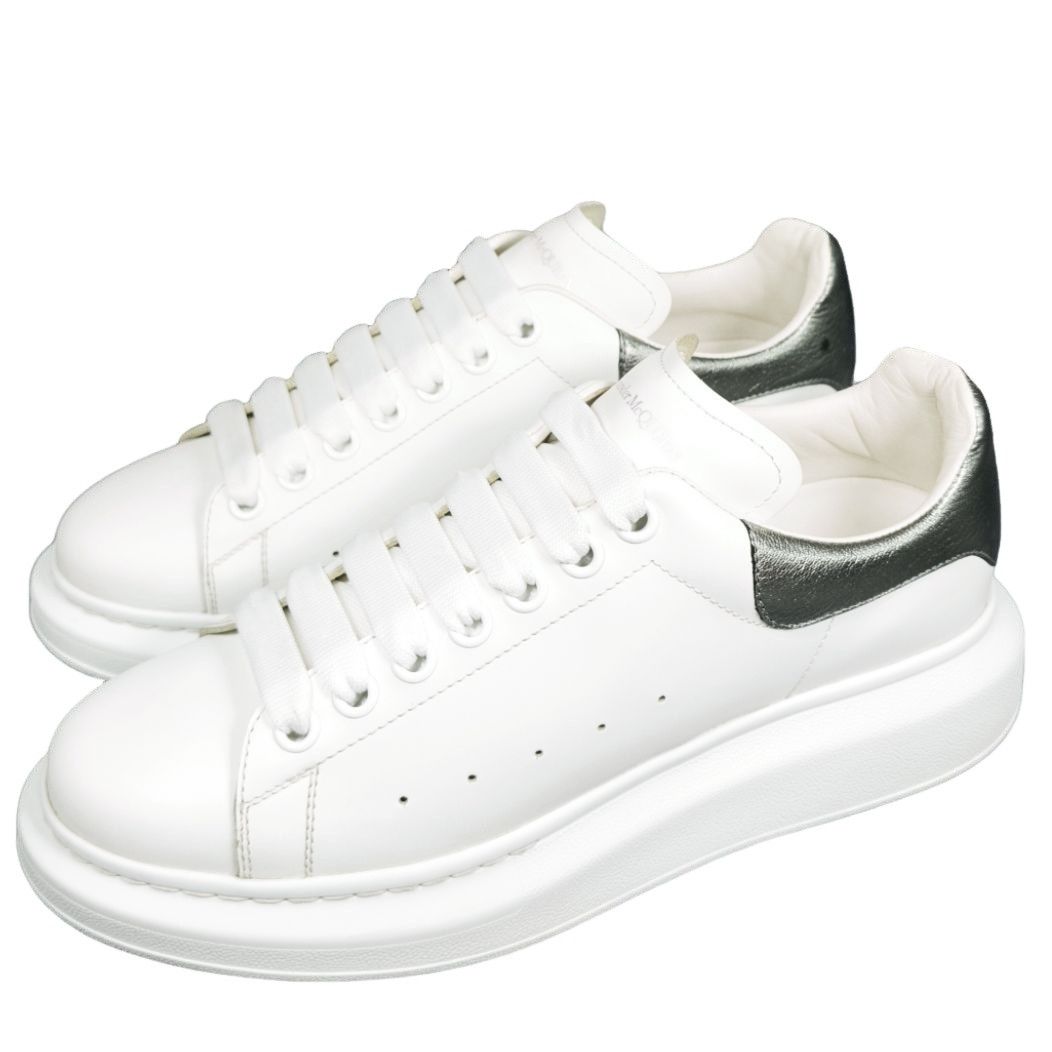 Alexander McQueen Alexander McQueen Oversized Metallic Heel Sneakers 41 Size US 8 / EU 41 - 1 Thumbnail