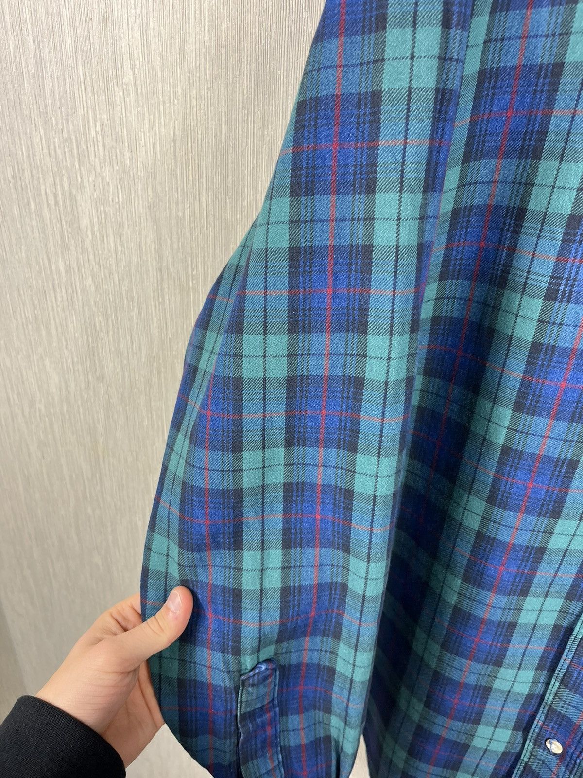 Flannel × L.L. Bean Vintage LL Bean plaid tartan flannel shirt USA with pocket Size US L / EU 52-54 / 3 - 10 Thumbnail