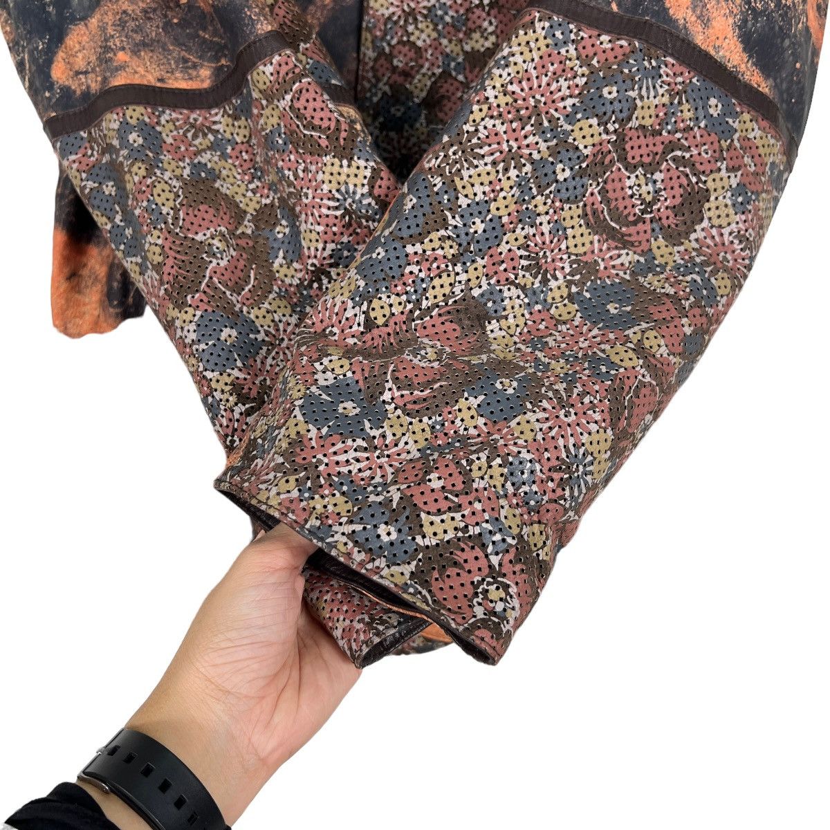 Japanese Brand 🔥 RARE VINTAGE PATCHWORK LEATHER JACKET NICE DESIGN Size US M / EU 48-50 / 2 - 12 Thumbnail