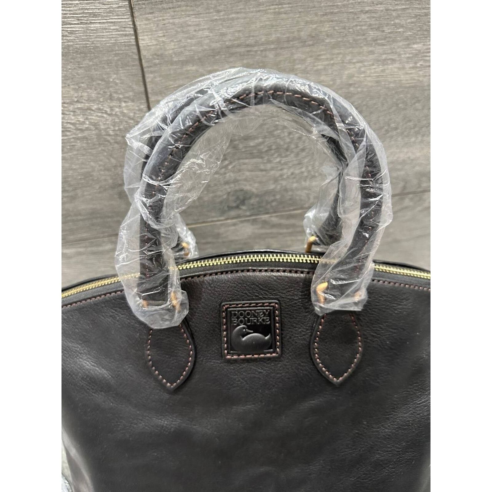 Dooney & Bourke Dooney & Bourke Florentine Leather Satchel Black bag A641294 Size ONE SIZE - 5 Thumbnail