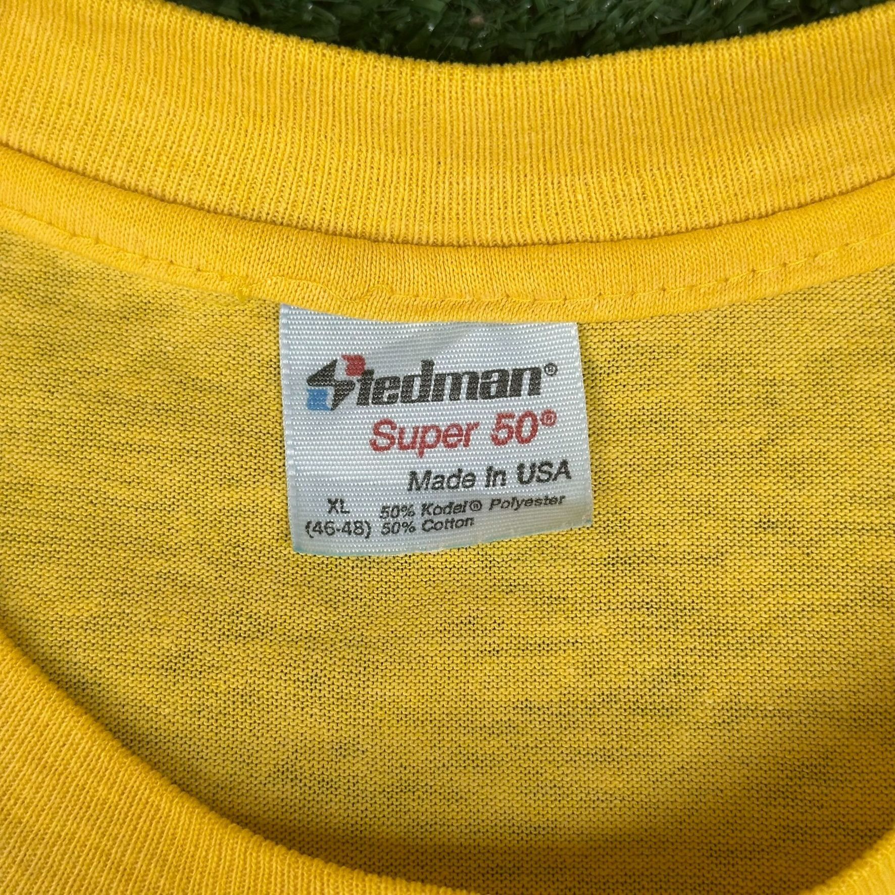 Vintage Vintage 80s Florida Manatee T-Shirt Yellow XL Single Stitch Size US XL / EU 56 / 4 - 5 Thumbnail