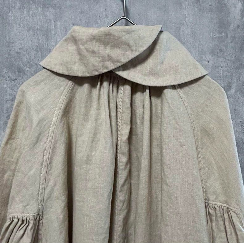 Kapital Linen Peter Pan Collar Long Coat-2506 Size US S / EU 44-46 / 1 - 6 Thumbnail