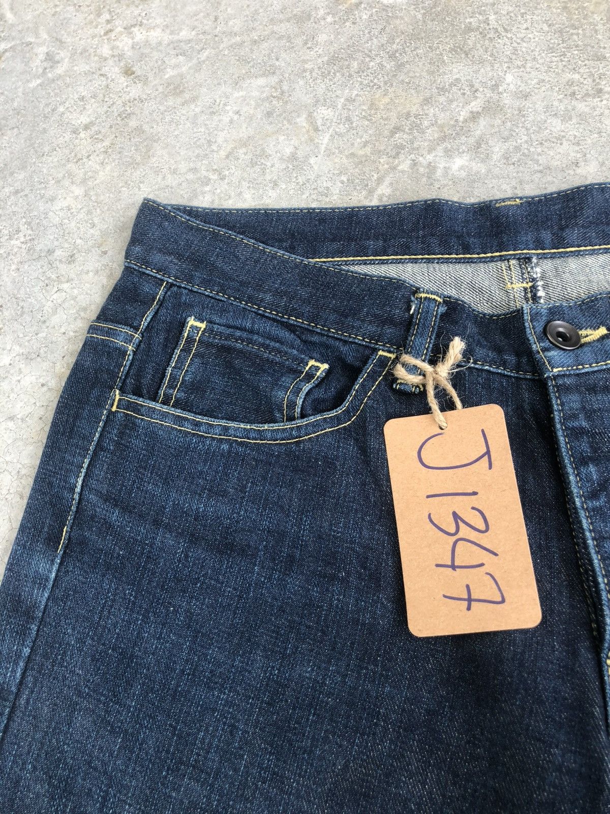 If Six Was Nine Japanese WJK Flared Jeans Bootcut Distressed J Cut Size US 31 - 14 Thumbnail