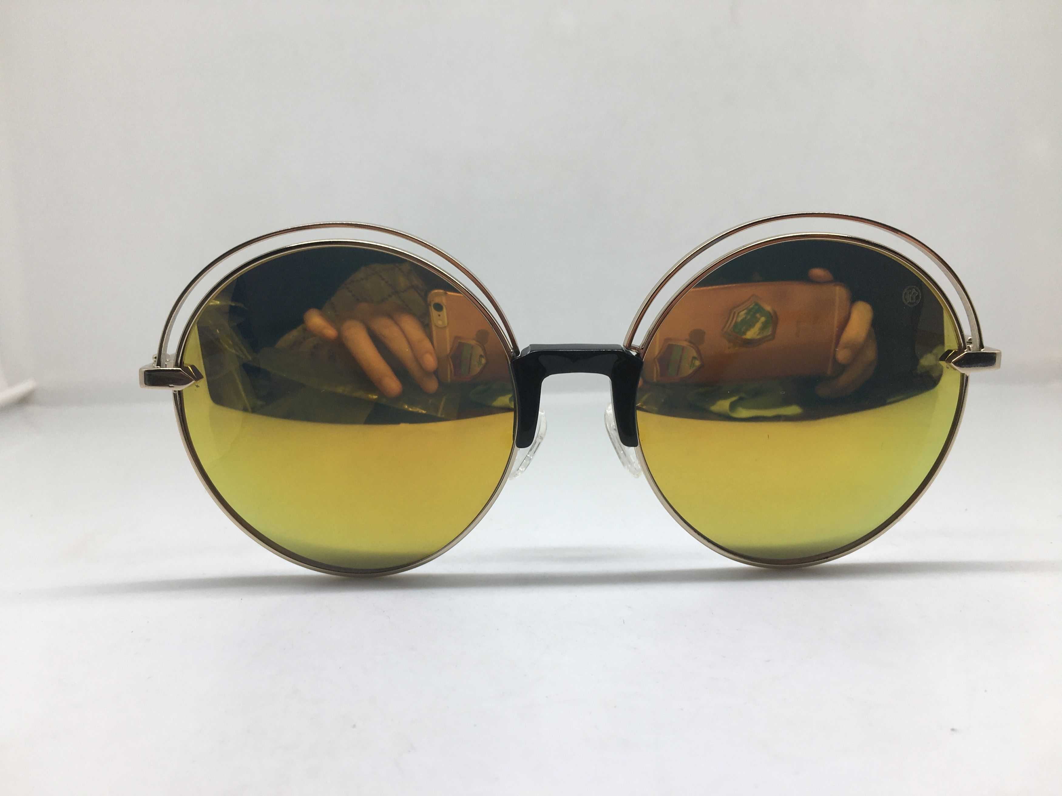 Other Gold Round Sunglasses Frame BUDDY HOLLY Size ONE SIZE - 1 Thumbnail