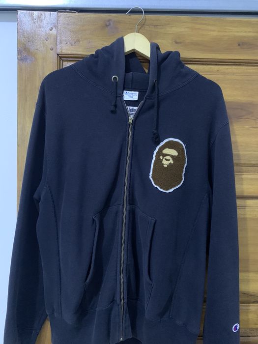 Bape discount champion hoodie