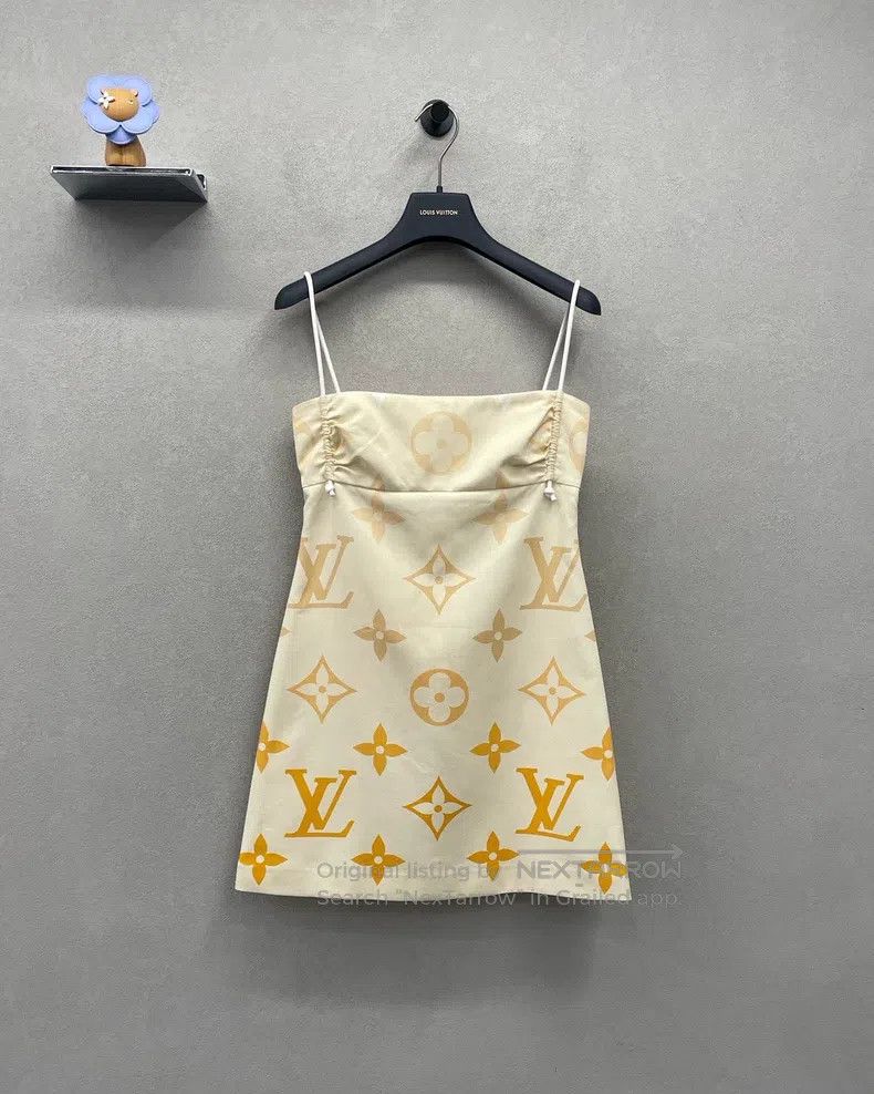 Louis Vuitton Louis Vuitton Printed monogrammed halter dress Size XXS / US 00 / IT 34 - 1 Thumbnail
