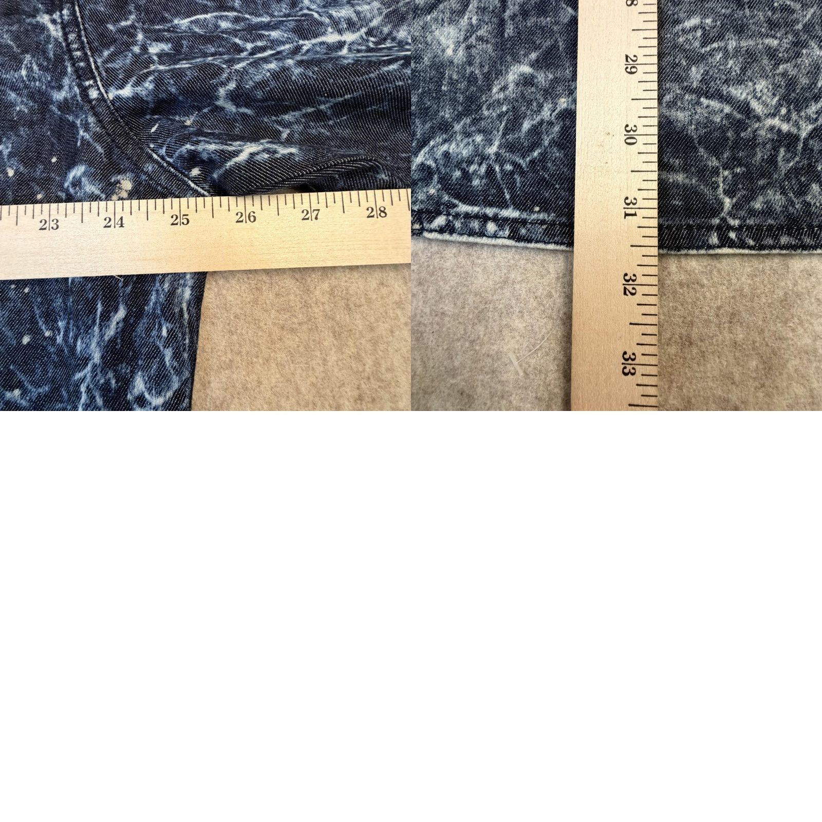 Jordan Craig VINTAGE Jordan Craig Denim Shirt Mens 2XL Blue Legacy Acid Wash Distressed Splatter Size US XXL / EU 58 / 5 - 9 Thumbnail