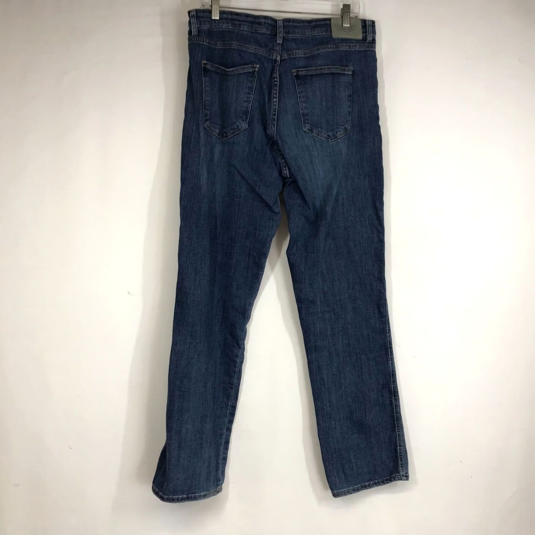Denime EVEN TIDE Relaxed Fit Jeans Mens 35 34 Blue Denim Straight Size US 35 - 4 Thumbnail