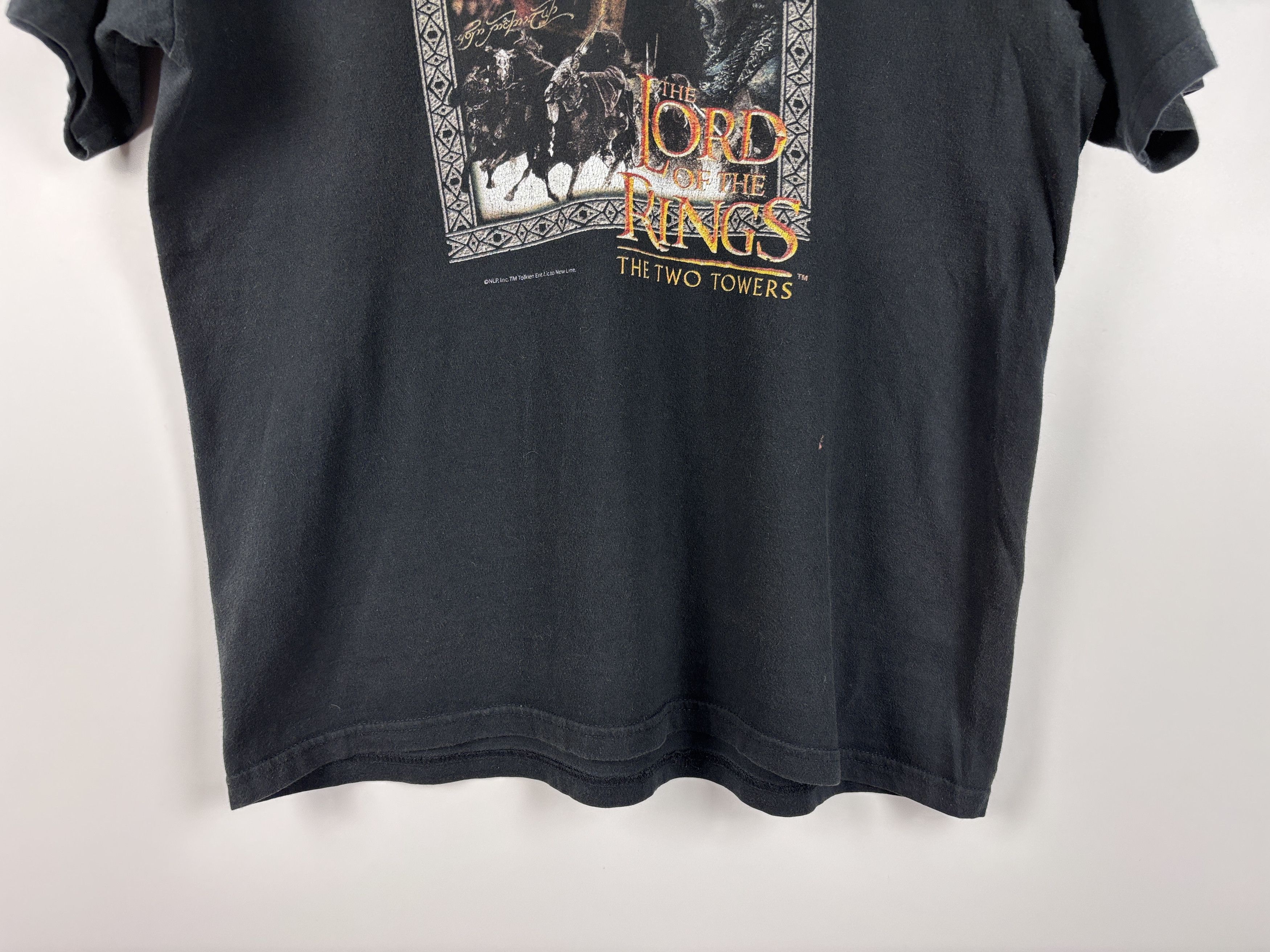 Vintage 2000s Lord of the Rings Two Towers Movie T-Shirt ~S-M Size US S / EU 44-46 / 1 - 3 Thumbnail