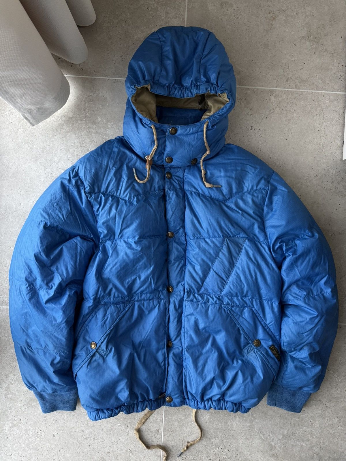 Polo Ralph Lauren Vintage 90’s Blue Polo Ralph Lauren Puffer Jacket With Hood Size US L / EU 52-54 / 3 - 1 Thumbnail