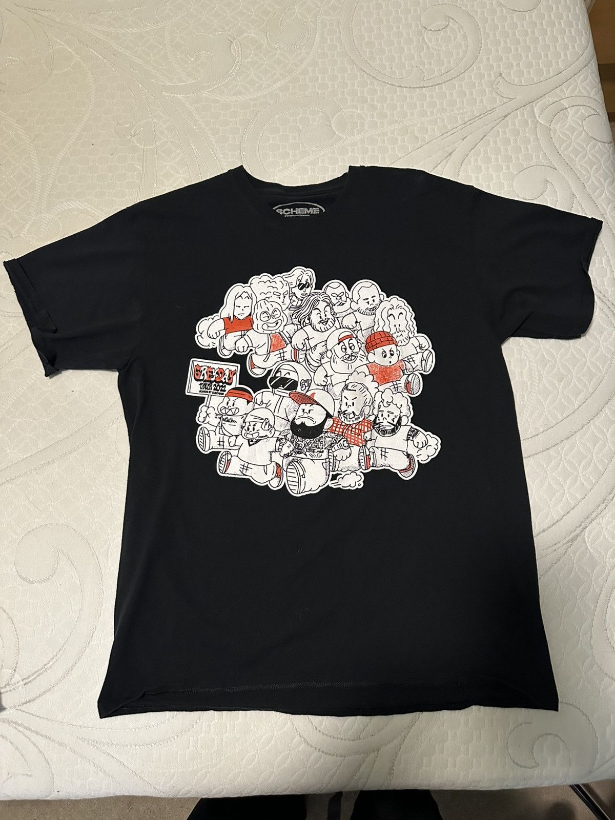Band Tees × G59 Records Grey Day Tour 2022 Suicideboys X DJ Scheme T-Shirt Large Size US L / EU 52-54 / 3 - 1 Thumbnail
